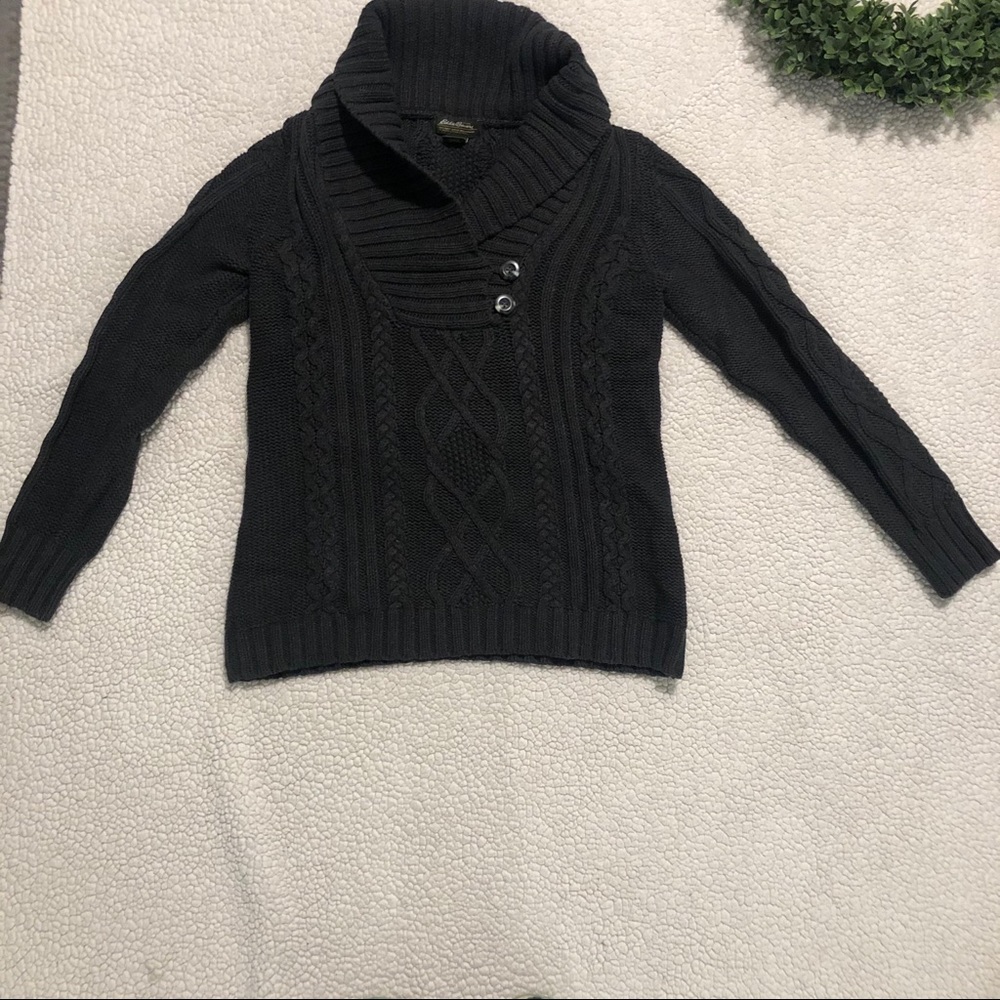 Eddie Bauer Navy Sweater Great Condition Size M